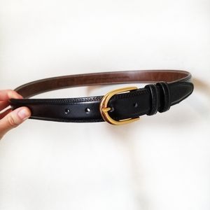 Leather belt